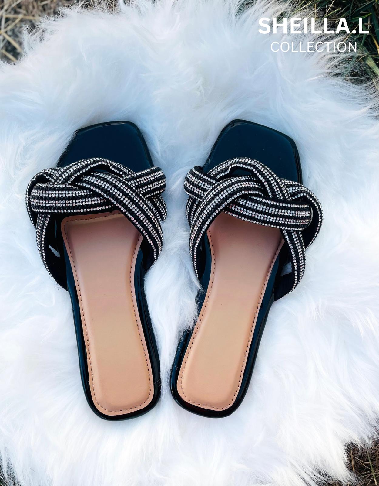 Elegant Knotted Strap Sandals – Sheilla.L Collection”