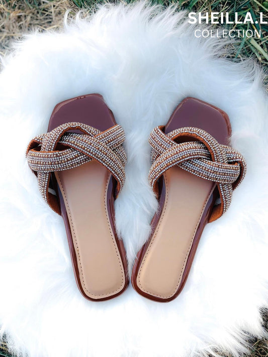 Elegant Knotted Strap Sandals – Sheilla.L Collection”